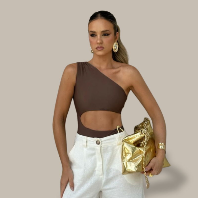 Alani Trendy One-Shoulder Swimsuit-Jordyn the Label
