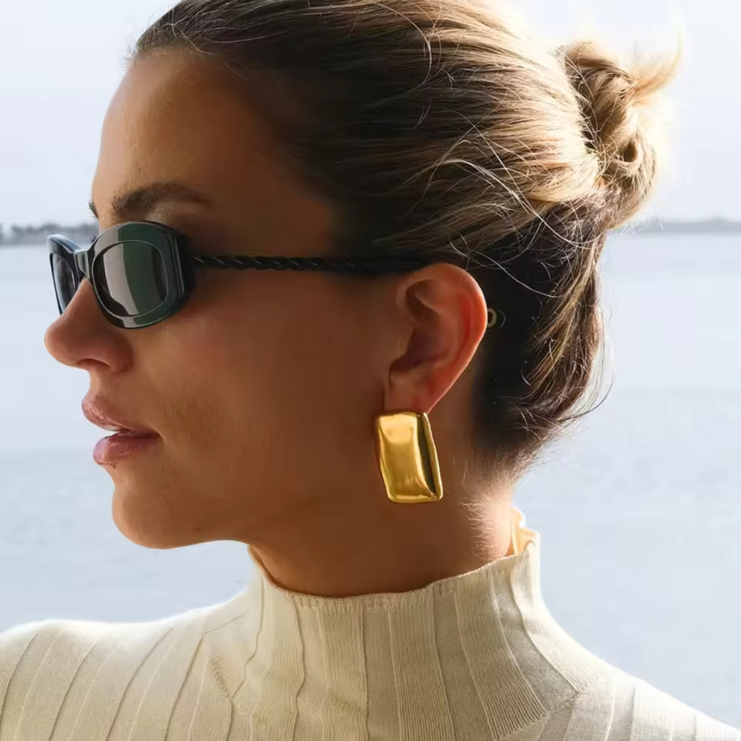 Chic Symmetry - Earrings - Stainless Steel-Jordyn the Label
