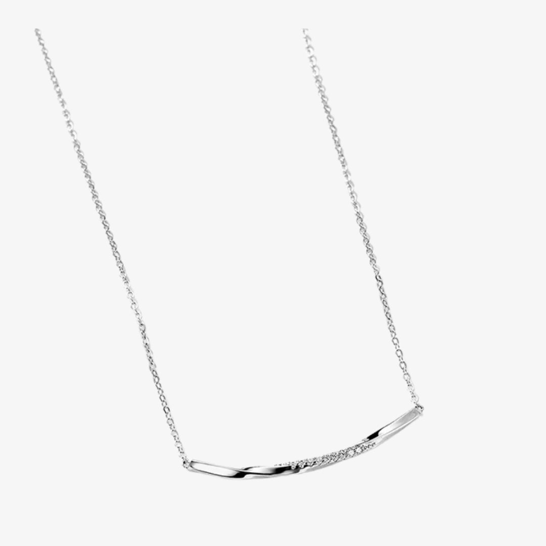 Elegant Ripple - Necklace - Stainless Steel-Jordyn the Label