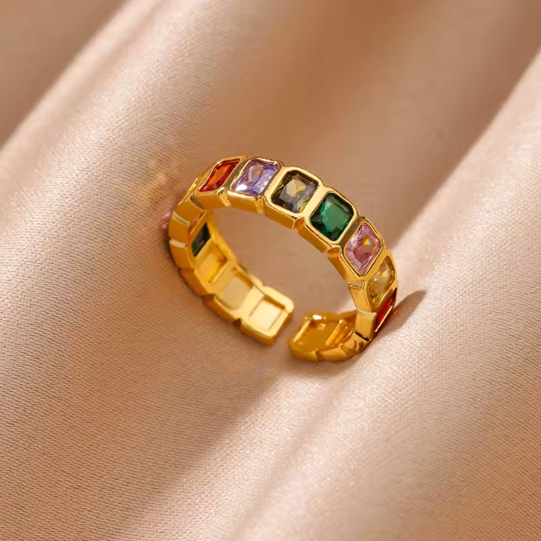 Ophelia - Ring - Stainless Steel-Jordyn the Label