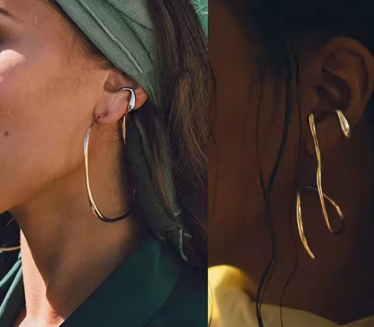 Halo Twist - Earrings - Stainless Steel-Jordyn the Label