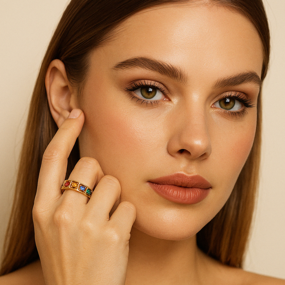 Ophelia - Ring - Stainless Steel-Jordyn the Label
