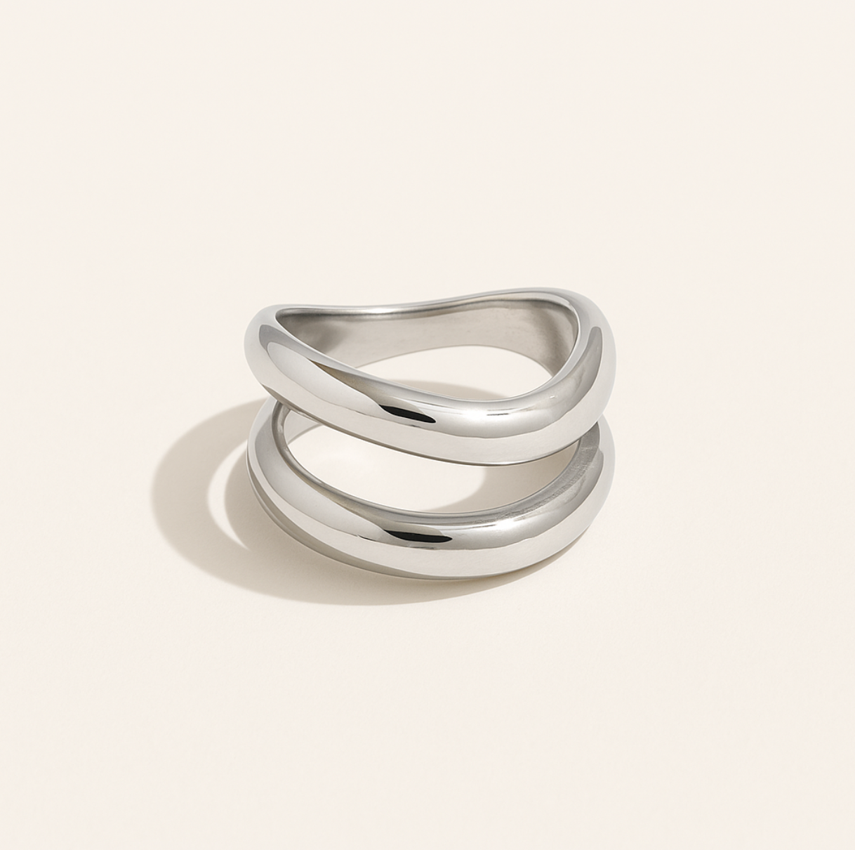 Silken Muse - Ring - Stainless Steel-Jordyn the Label