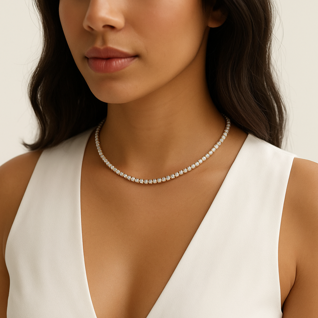 Golden Luxe - Necklace - Stainless Steel-Jordyn the Label