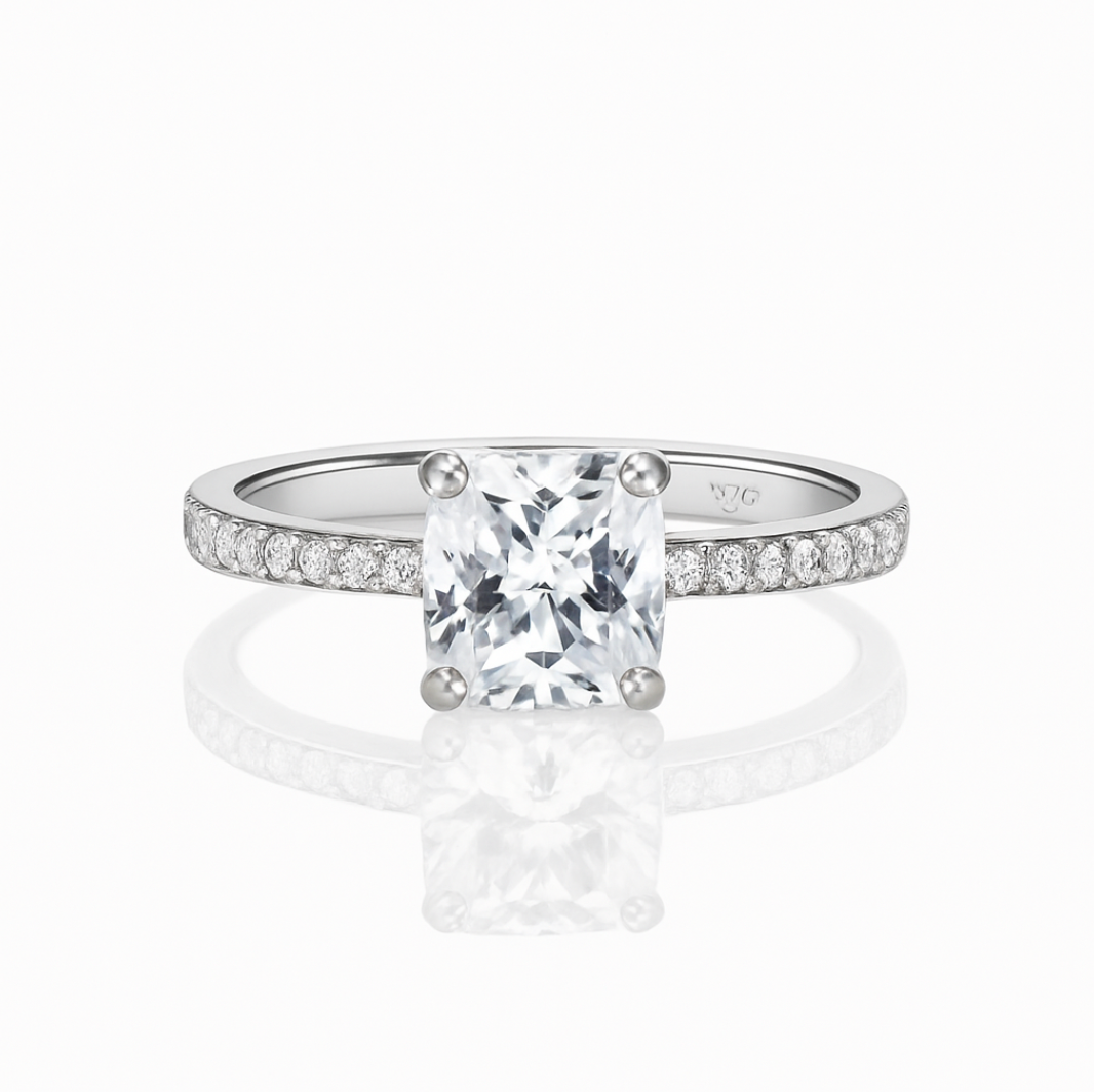 Radiant Silver - Ring - Stainless Steel-Jordyn the Label