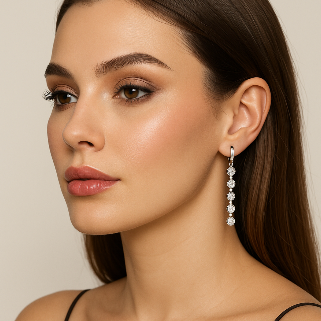 Lustrous Tassel - Earrings - Stainless Steel-Jordyn the Label