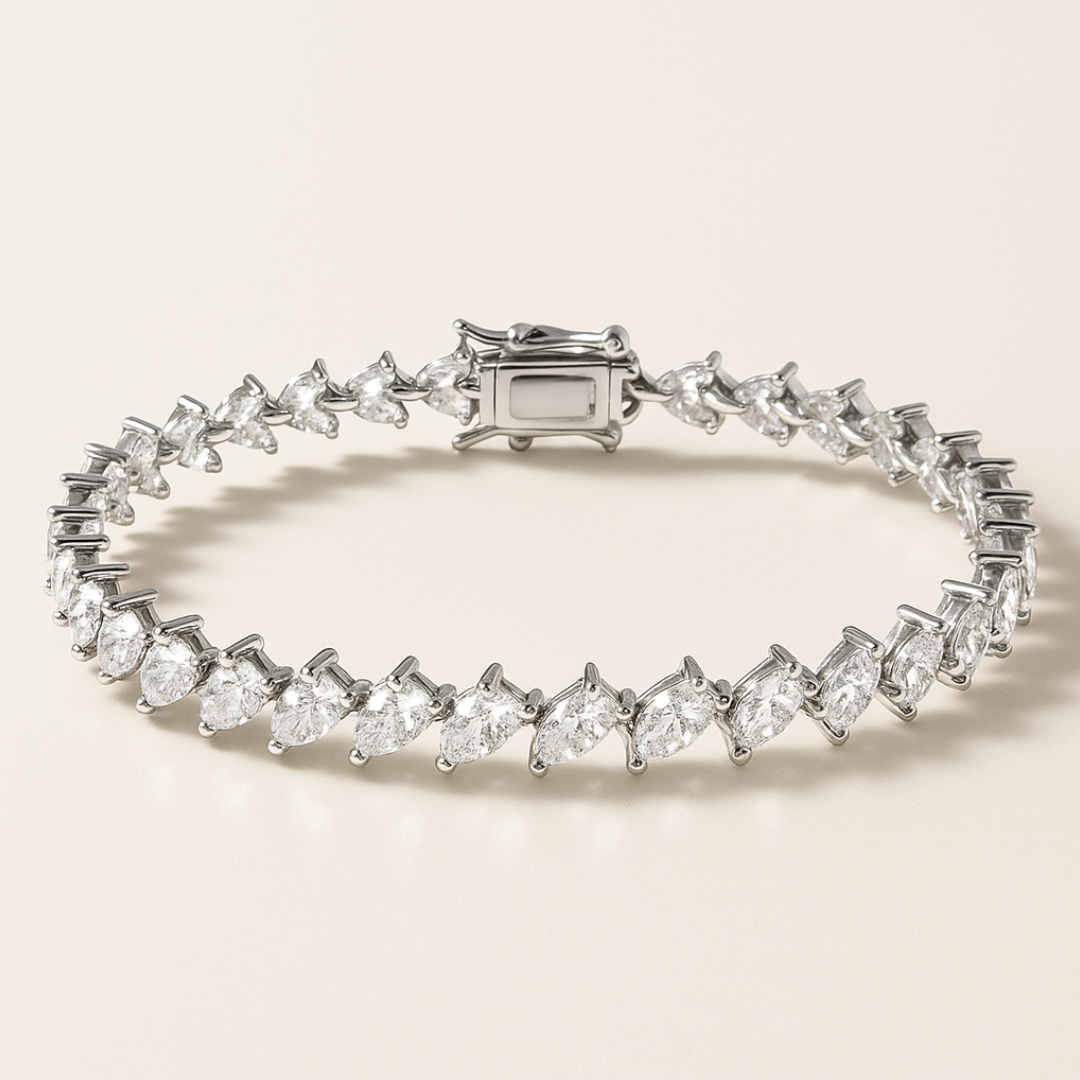Dazzling Grace - Bracelet - Stainless Steel-Jordyn the Label