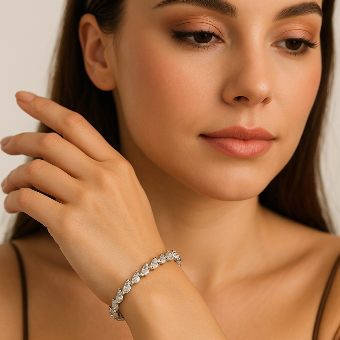 Dazzling Grace - Bracelet - Stainless Steel-Jordyn the Label