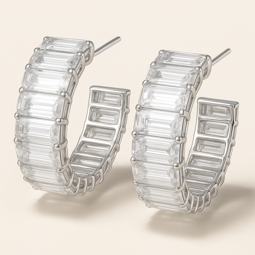Lustrous Glow - Earrings - Stainless Steel-Jordyn the Label
