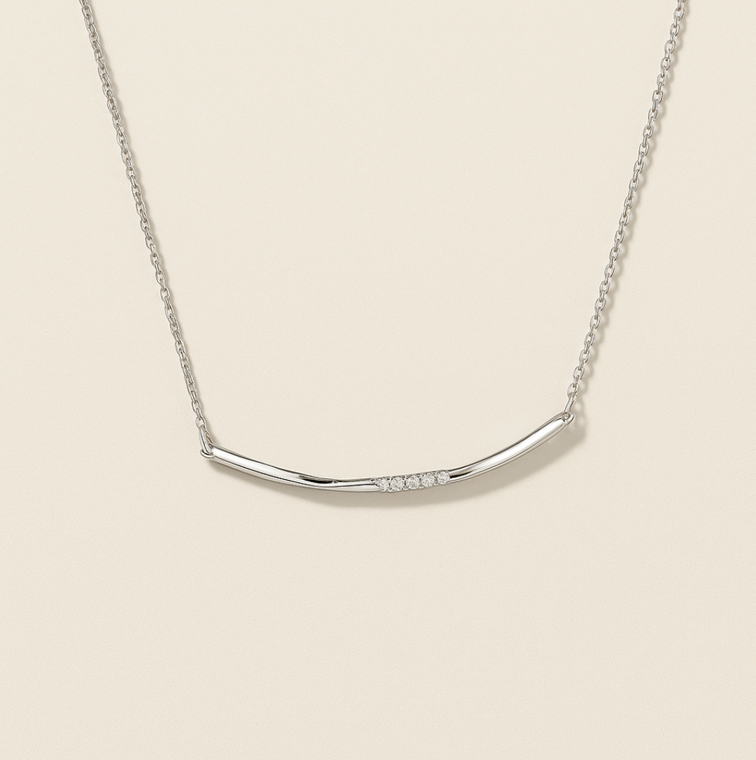 Elegant Ripple - Necklace - Stainless Steel-Jordyn the Label