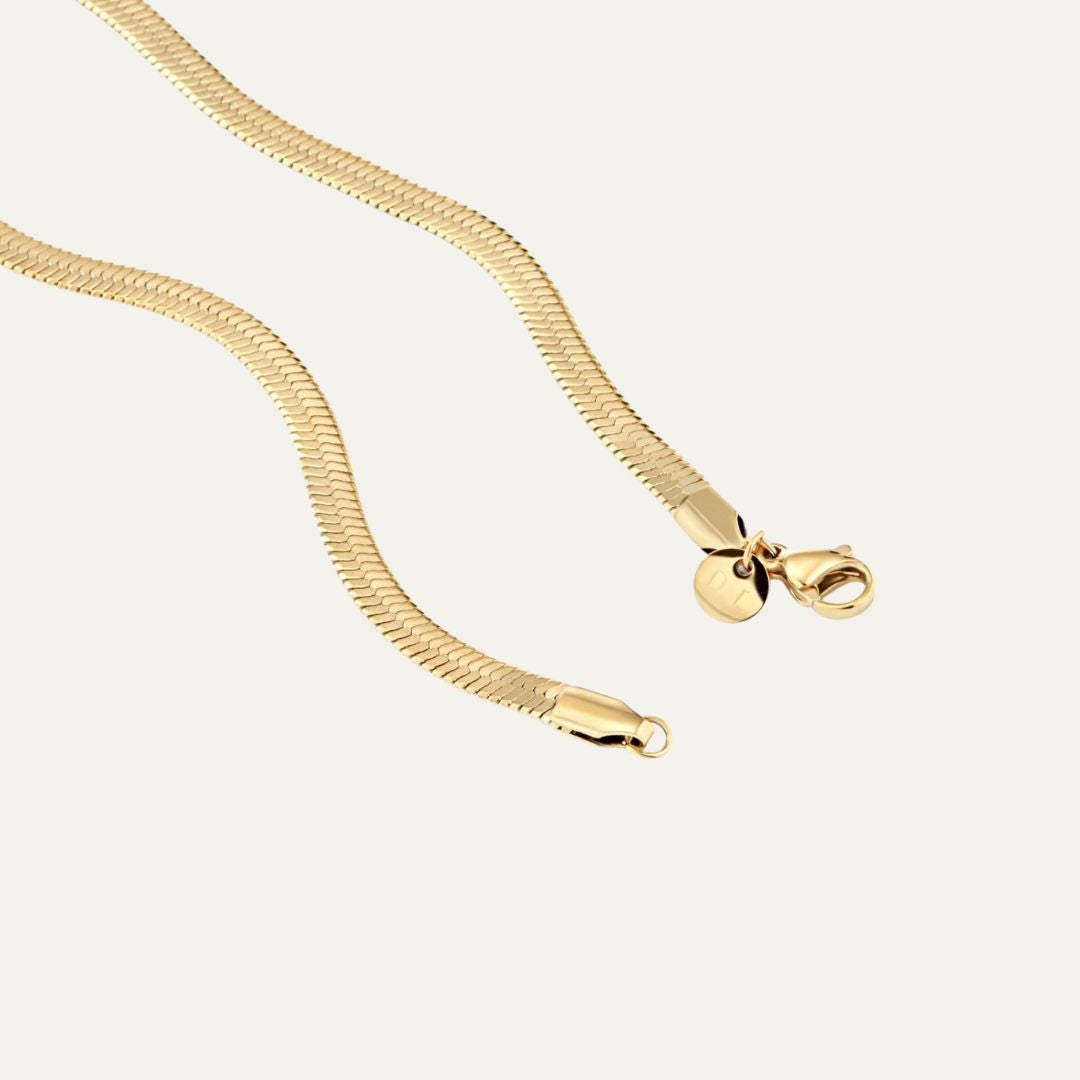 Elegant Snake Chain - Necklace - Stainless Steel-Jordyn the Label
