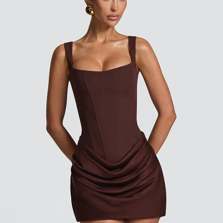 Bodycon Mini Dress – Sleeveless Backless Party Dress
