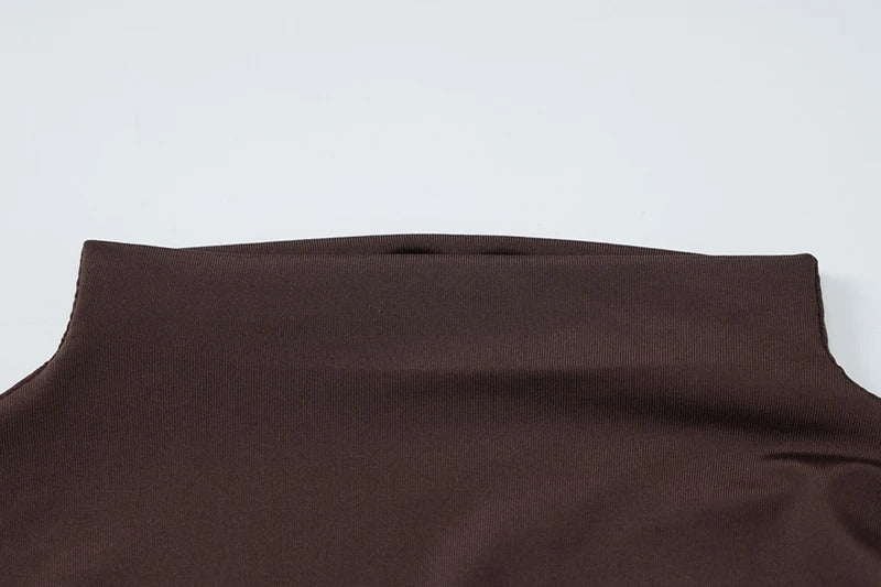 One Shoulder Maxi Dress – Halter Split Beach Evening Dress