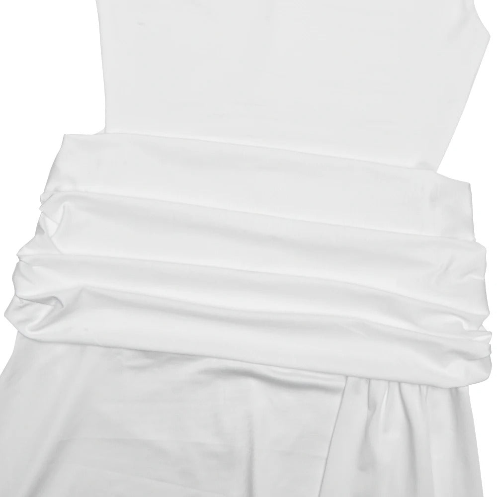 High Neck Maxi Dress Sleeveless Split Evening Gown