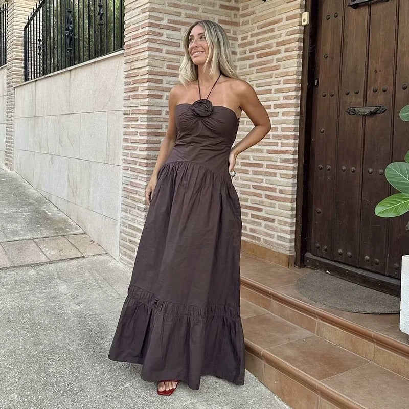 Strapless Maxi Dress β Casual Sleeveless Summer Beach Dress