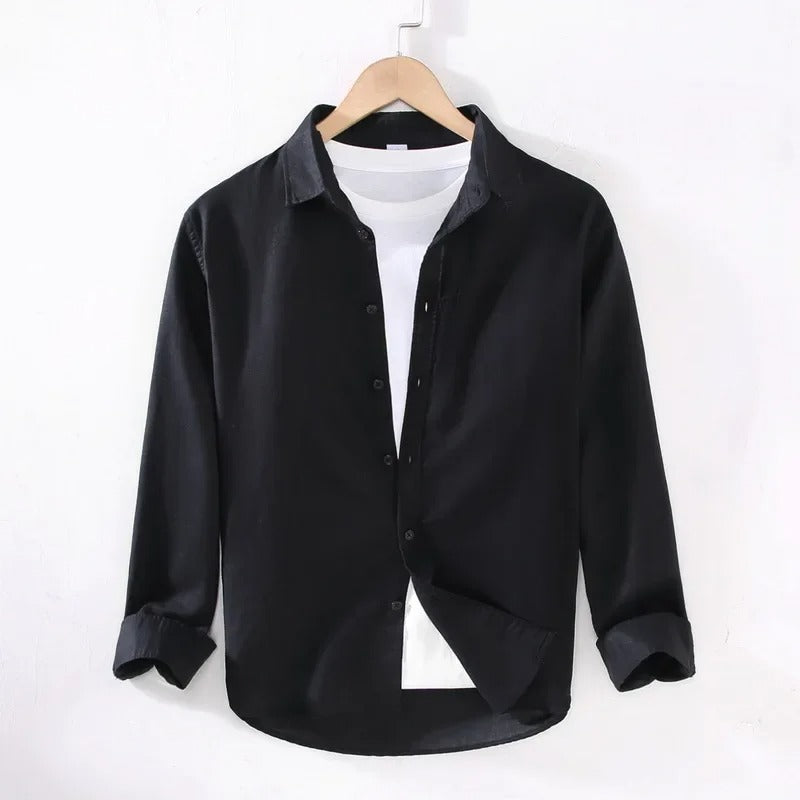 Men’s Casual Linen Shirt – Lightweight Summer Top