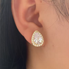 Radiant Teardrop - Earrings - Stainless Steel-Jordyn the Label