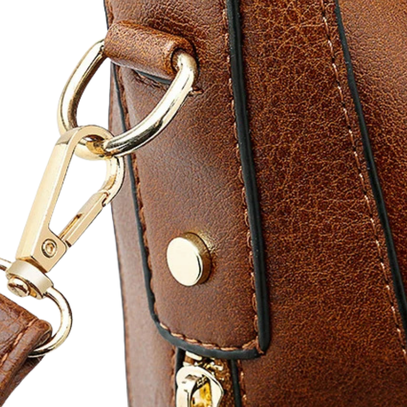 Luxury Leather Hobo Bag – Brown Shoulder & Crossbody Handbag