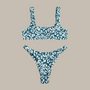 Esmee - Micro Printed Bikini Set-Jordyn the Label