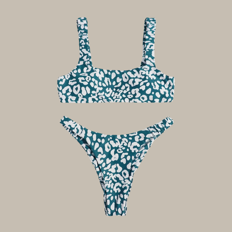 Esmee - Micro Printed Bikini Set-Jordyn the Label