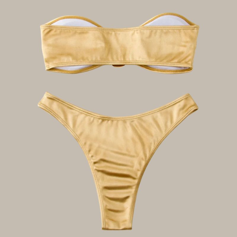 Noor - Strapless U-Shaped Swimwear-Jordyn the Label
