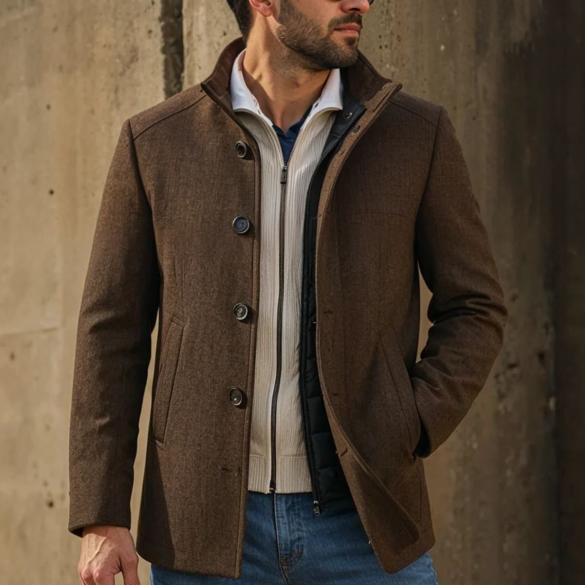 The Vienna Wool Coat – Men’s Classic Winter Overcoat