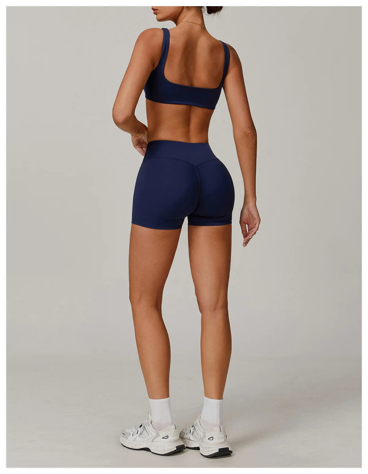 2 Piece Yoga Set – Sports Bra & High Waist Shorts Activewear