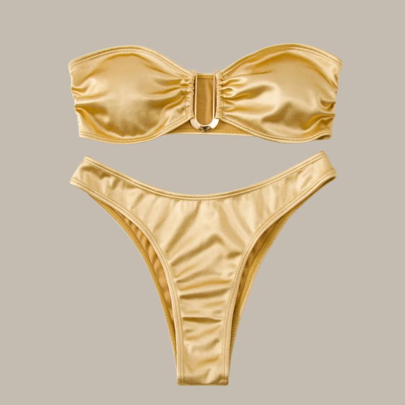 Noor - Strapless U-Shaped Swimwear-Jordyn the Label