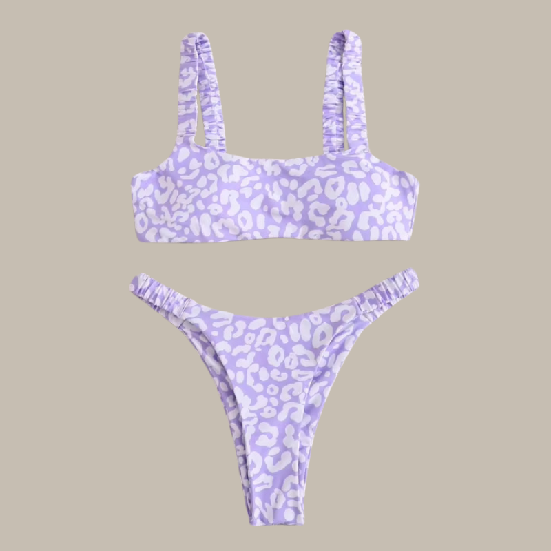 Esmee - Micro Printed Bikini Set-Jordyn the Label