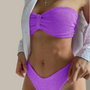Sophie - Ribbed Bandeau Bikini Set-Jordyn the Label