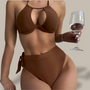 High Waist Padded Bikini Set-Jordyn the Label