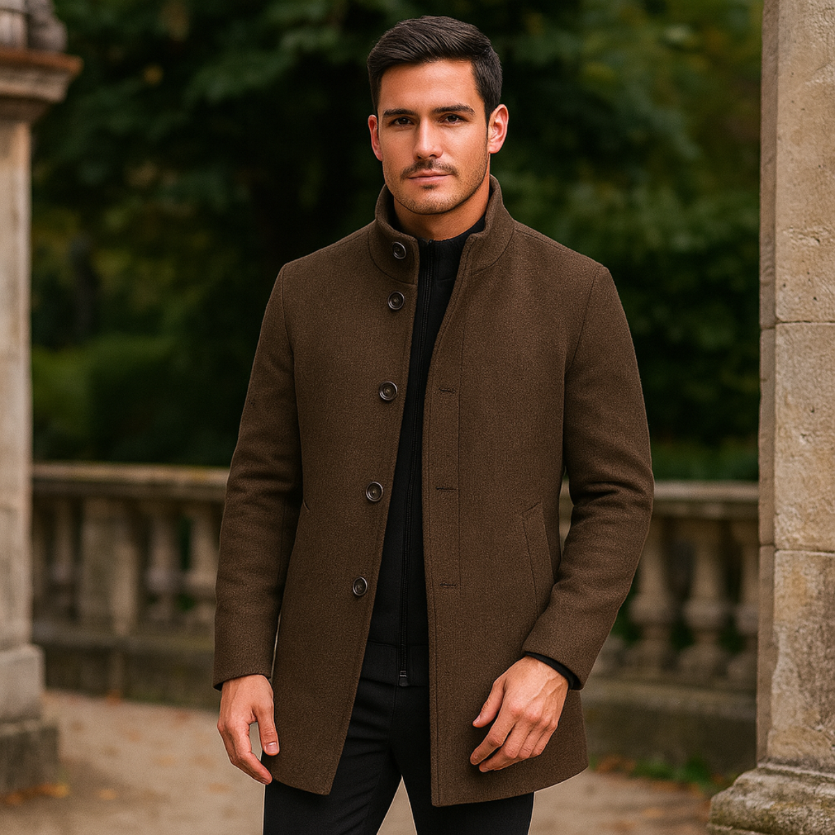 The Vienna Wool Coat – Men’s Classic Winter Overcoat