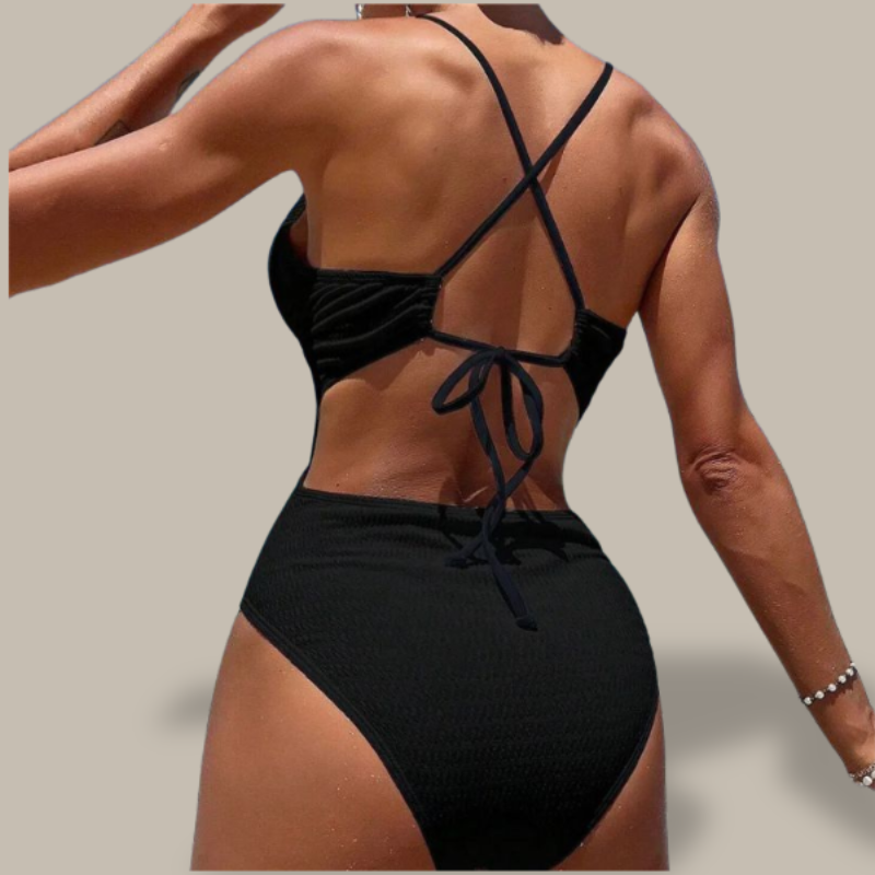 Ribbed One Piece Set Bikini-Jordyn the Label