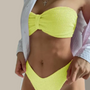 Sophie - Ribbed Bandeau Bikini Set-Jordyn the Label