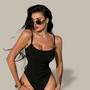 Aliyah High-Cut Brazilian Swimsuit-Jordyn the Label