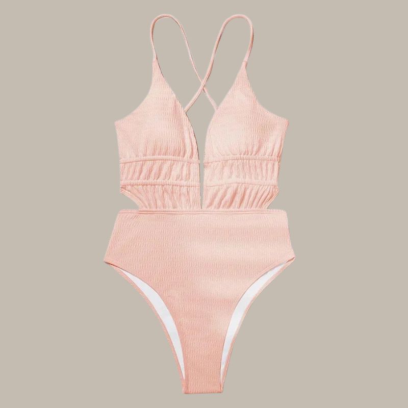 Ribbed One Piece Set Bikini-Jordyn the Label