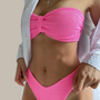 Sophie - Ribbed Bandeau Bikini Set-Jordyn the Label