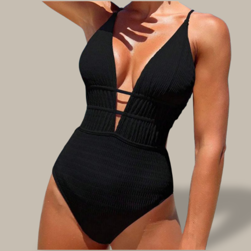 Ribbed One Piece Set Bikini-Jordyn the Label