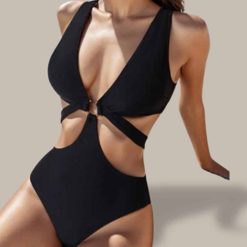 High Waist One piece Swimsuit-Jordyn the Label