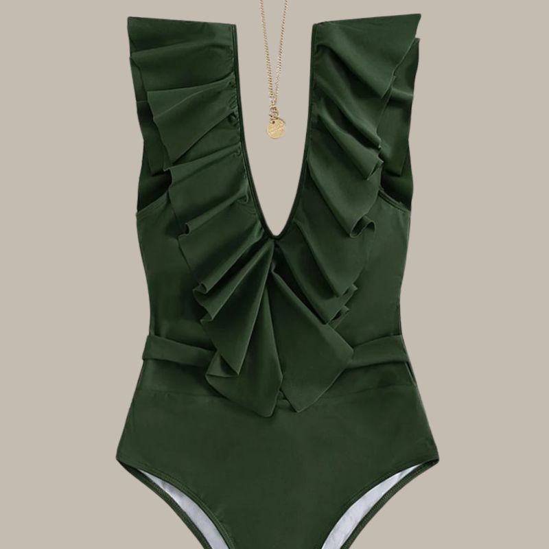 Amira Backless Ruffle Swimsuit-Jordyn the Label