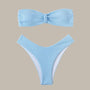 Sophie - Ribbed Bandeau Bikini Set-Jordyn the Label