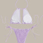 Ella - Smocked Halter Tie Bikini-Jordyn the Label