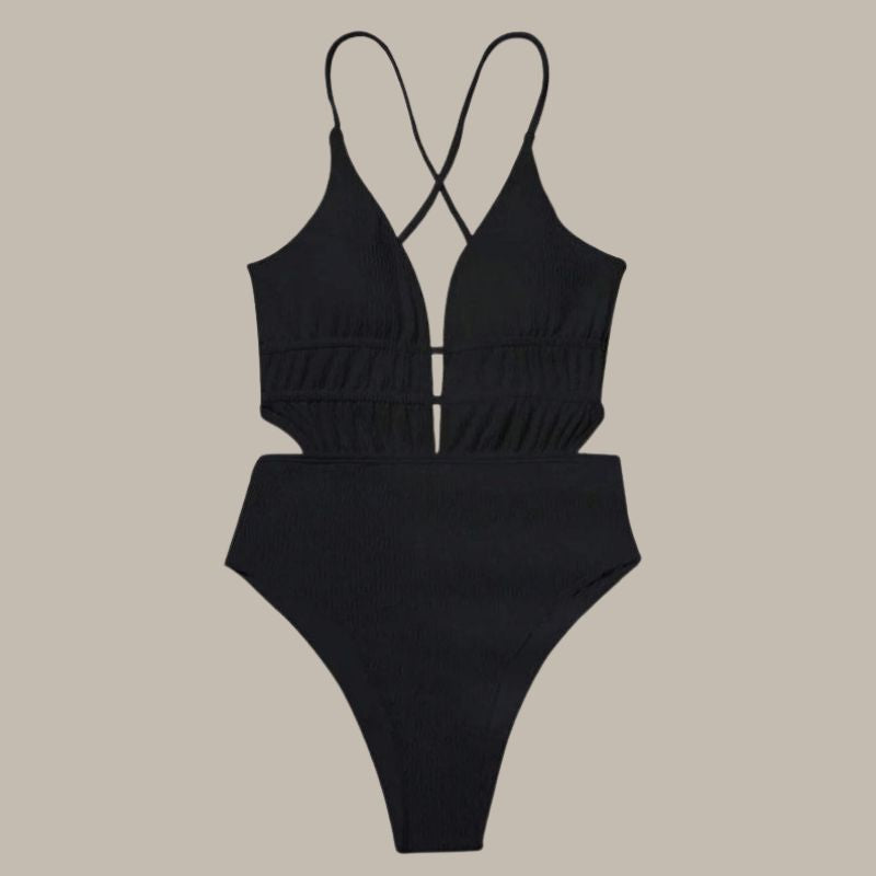 Ribbed One Piece Set Bikini-Jordyn the Label