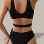 High Waist One piece Swimsuit-Jordyn the Label