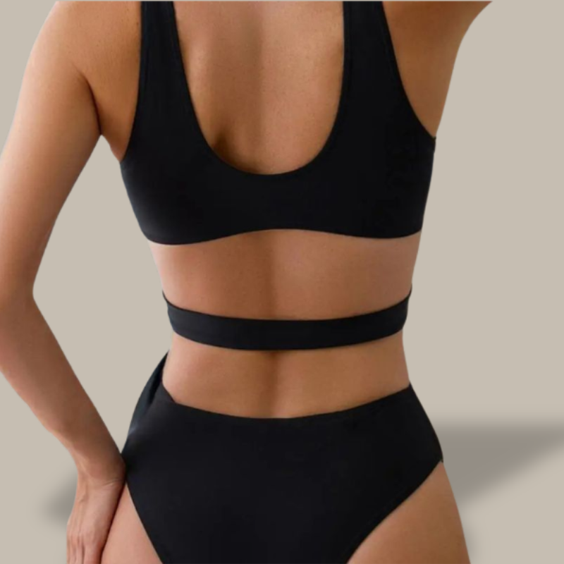 High Waist One piece Swimsuit-Jordyn the Label