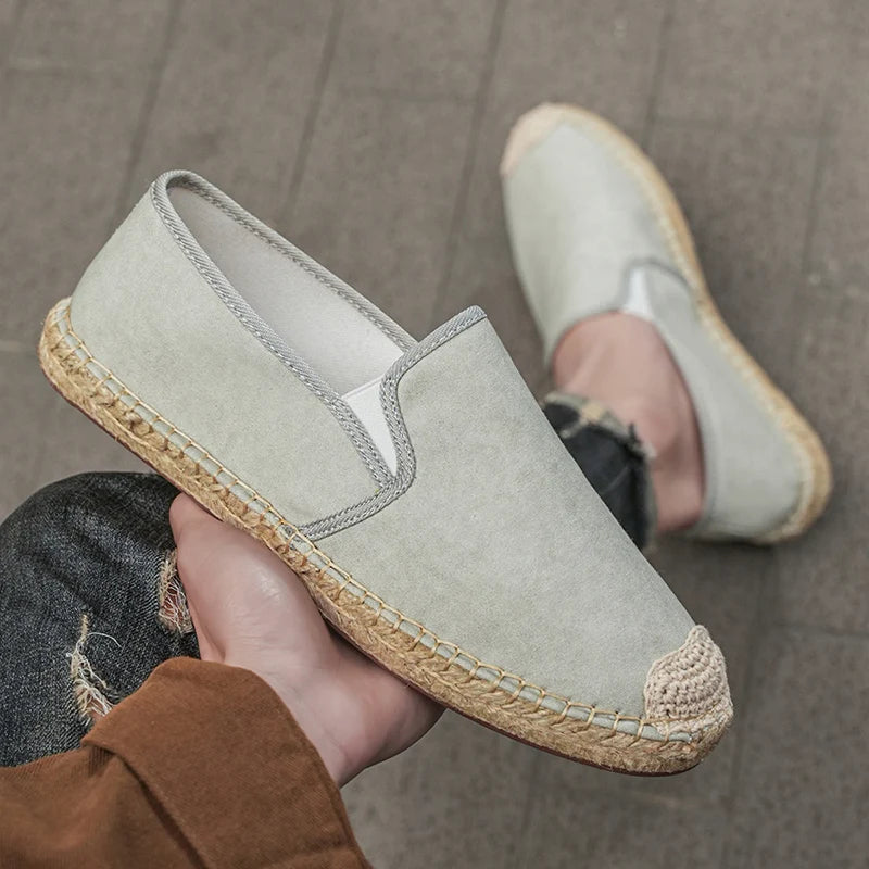 Men’s Canvas Espadrilles – Casual Slip On Summer Shoes