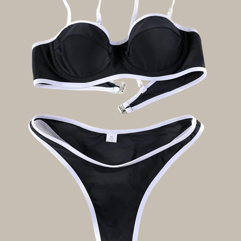 Cecilia Old Money Two piece Bikini Set-Jordyn the Label