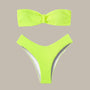 Sophie - Ribbed Bandeau Bikini Set-Jordyn the Label