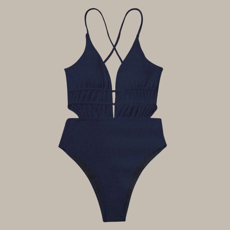 Ribbed One Piece Set Bikini-Jordyn the Label