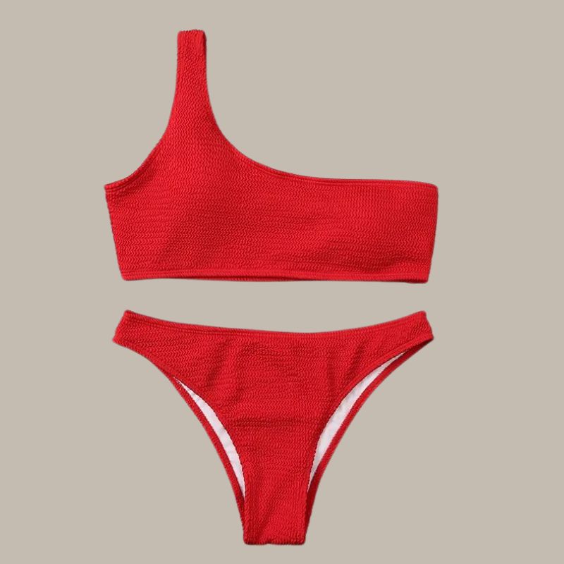 One Shoulder Bikini Set-Jordyn the Label